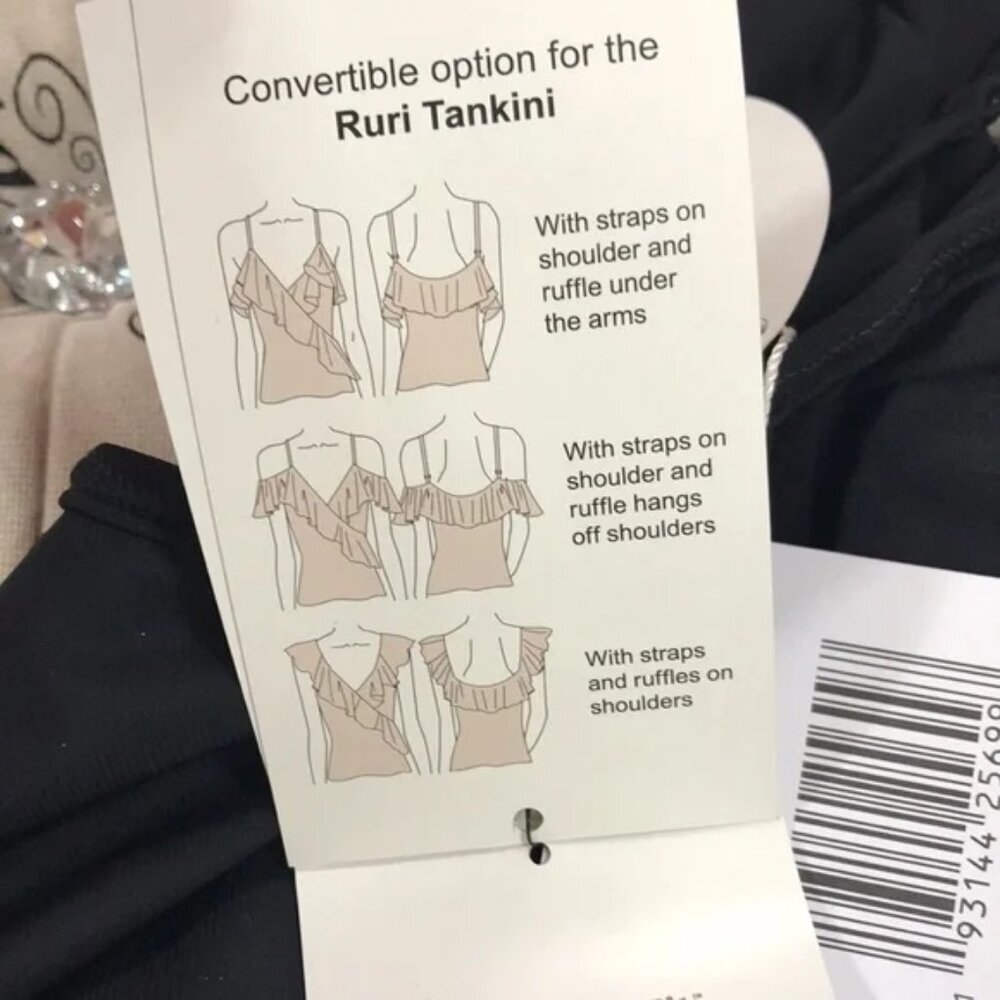 Coco Reef Contours Ruri Ruffled Tankini Top - Picture 12 of 12